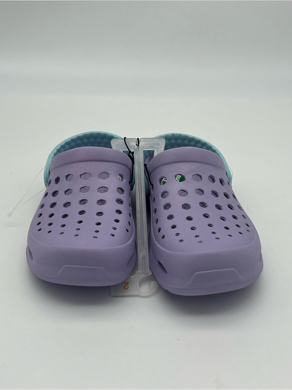 NWT Joybees Kids Size 3 Active Slip On Clog Girls Shoes Purple Blue Sandals - Picture 5 of 6